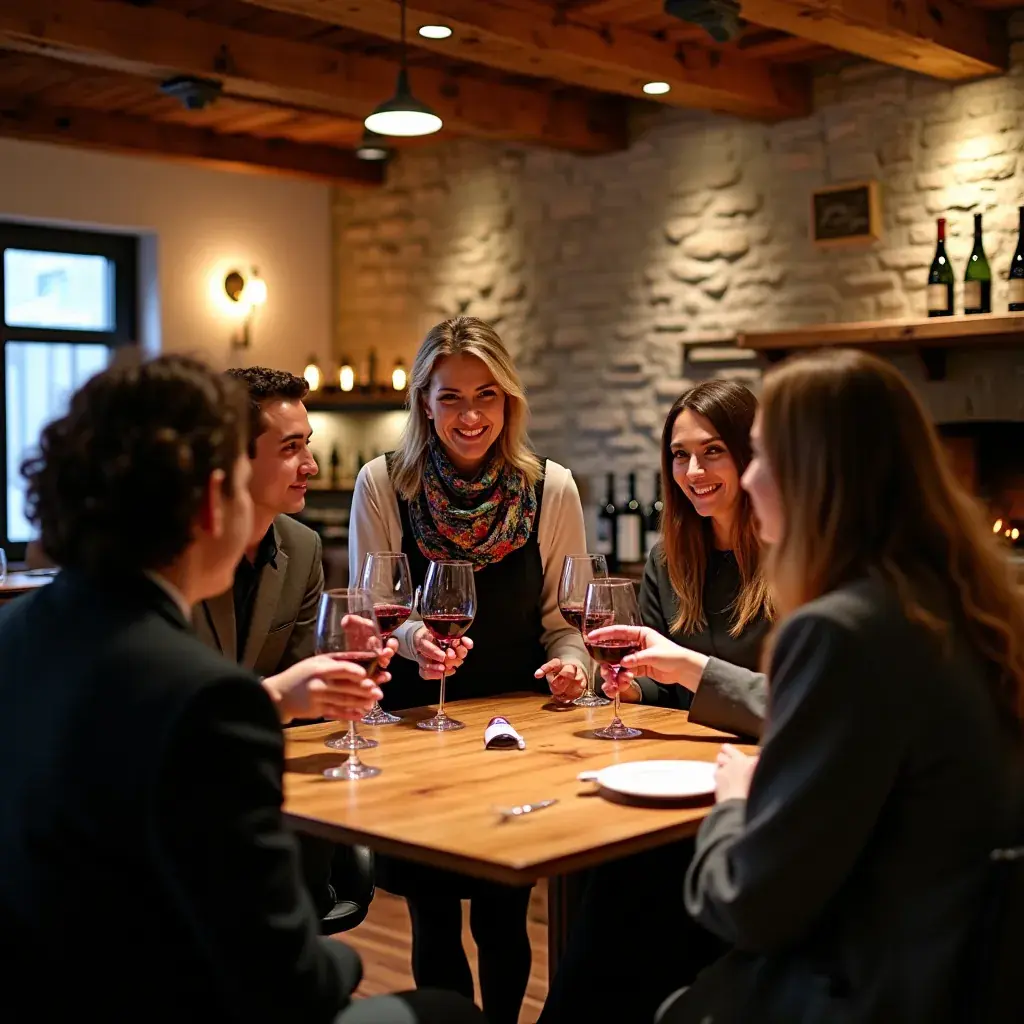Виноградные лозы, покрытые утренним туманом в солнечный день.